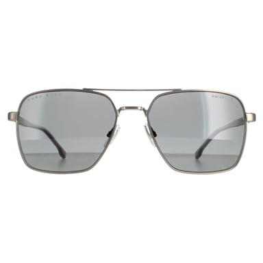 Hugo Boss Pilotos Hombre Gris Rutenio Mate Polarisado Boss 1045/S