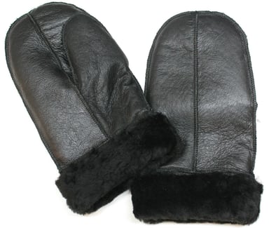 Mitones unisex de piel de oveja