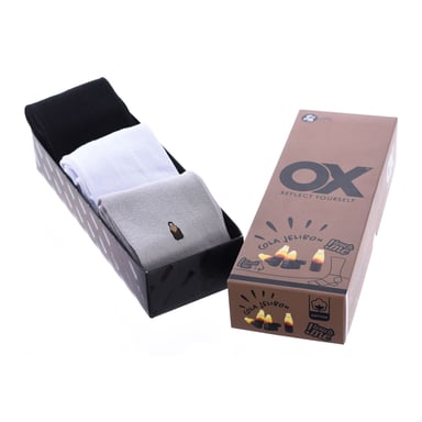 Pack de 6 calcetines bajos OX con aromas frescos talla única 36-41