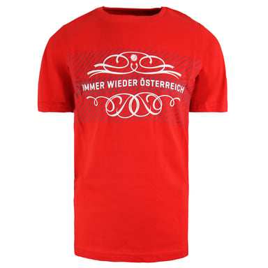 Puma Austria Osterreich Tee Camiseta de fútbol Red Kids Red Kids 750560 01
