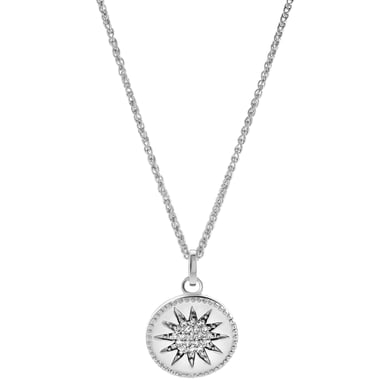 Orphelia 'Shine' Women's 925 Sterling Silver Pendant with Chain - Silver ZH-7576