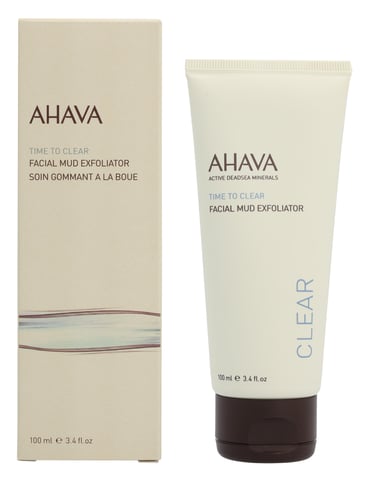 Ahava Time To Clear Facial Mud Exfoliator 100ml