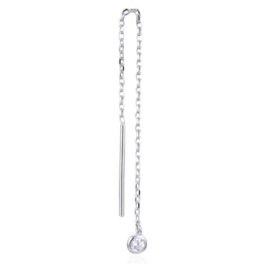 Gena.paris 'Round' Women's 925 Sterling Silver Drop Earrings - Silver GBO1530/60-W
