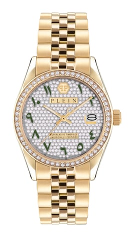 Reloj de mujer Philipp Plein Date Superlative en dorado PW2BA0223