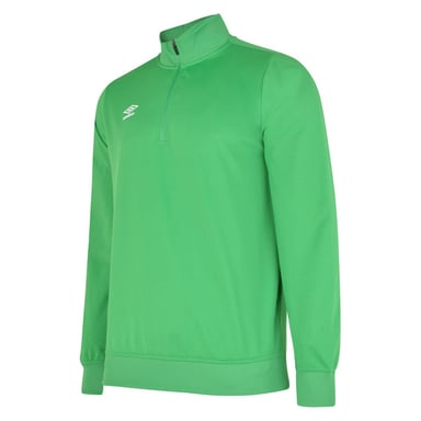 Umbro Mens Club Essential Half Zip Sweatshirt (Emerald)
