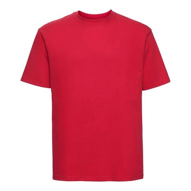 Russell Mens Classic Ringspun Cotton T-Shirt (Classic Red)