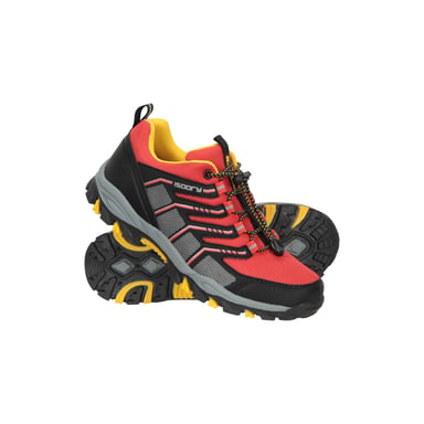 Mountain Warehouse Childrens/Kids Bolt Waterproof Trainers (Dark Red)