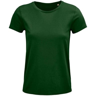SOLS Womens/Ladies Crusader Organic T-Shirt (Bottle Green)
