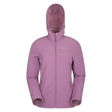 Mountain Warehouse Womens/Ladies Exodus Breathable Soft Shell Jacket (Dusky Purple)