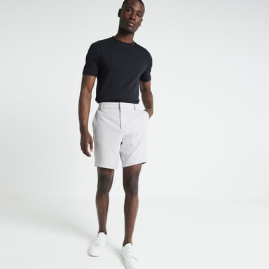 River Island Mens Plisse Shorts Grey Regular Fit