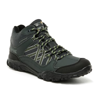 Regatta Childrens/Kids Edgepoint Boots (Briar Grey/Electric Lime)