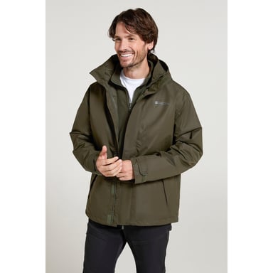Mountain Warehouse Mens Fell II 3 in 1 Jacket (Dark Khaki)