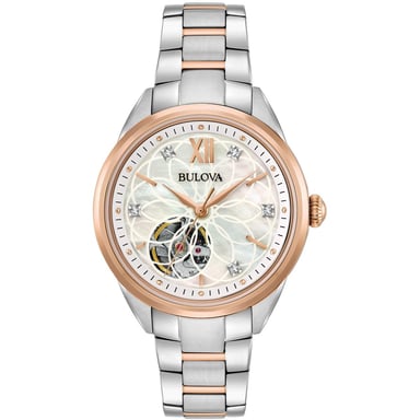 Bulova New Automatic Women's Multicolour Watch 98P170