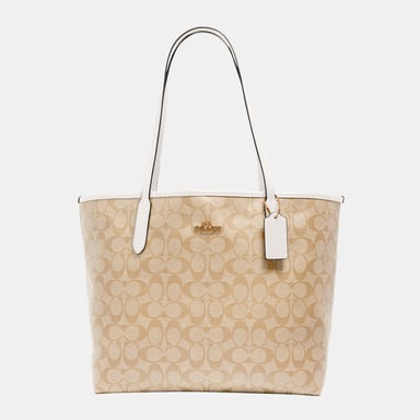 Signature PVC City Tote Bag