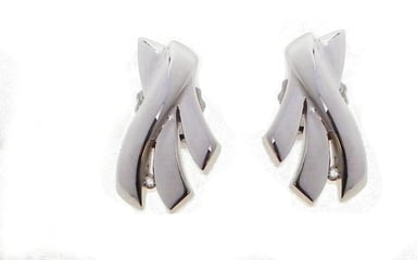 Orphelia Women's 925 Sterling Silver Stud Earrings - Silver ZO-5684