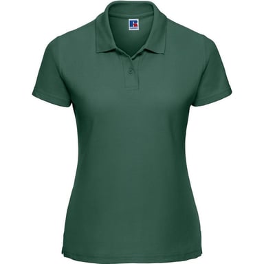 Russell Womens/Ladies Classic Plain Polycotton Polo Shirt (Bottle Green)