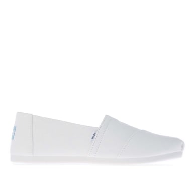 Women's Toms Recycled Cotton Alpargata Espadrille Pumps in White