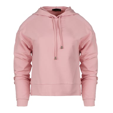 Sudadera con capucha rosa
