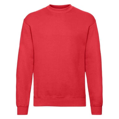 Fruit of the Loom Unisex Adult Classic Drop Shoulder Sweatshirt (Red)