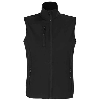 SOLS Womens/Ladies Falcon Softshell Recycled Body Warmer (Black)