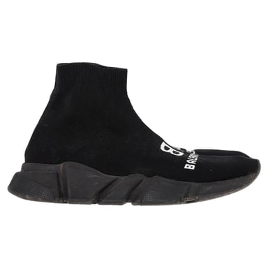 Balenciaga Speed Trainer in Black Polyester