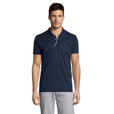 SOLS Mens Performer Sports Polo Shirt (French Navy)