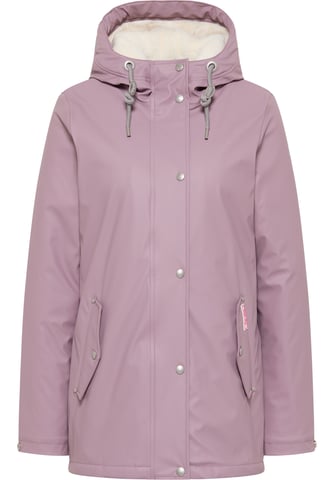 myMo rain jacket with woven fur lining keepsudry