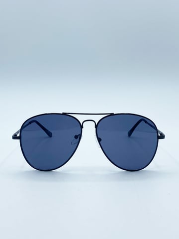 Black Aviator with Black Lenses