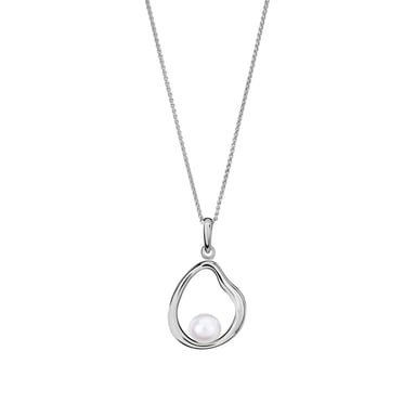 Orphelia 'Baptiste' Women's 925 Sterling Silver Chain with Pendant - Silver ZH-7507