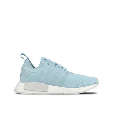 Adidas nmd_r1 primeknit entrenadores azul para mujer
