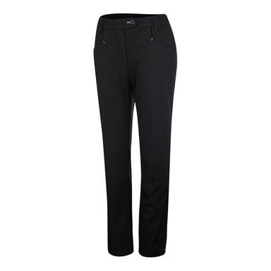 Island Green Womens/Ladies Bonded All Weather Golf Trousers (Black)