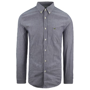 Lacoste Oxford Regular Fit Camiseta Azul