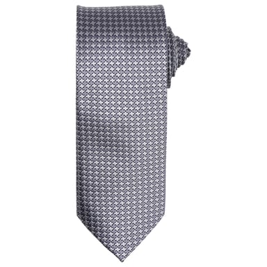 Premier Puppytooth Tie (Silver)