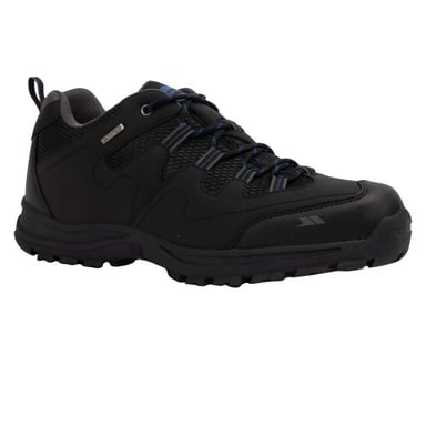 Trespass Mens Finley Low Cut Hiking Shoes (Black/Blue)