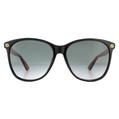 Gafas de sol Gucci GG0024S 003 Negro Marrón Grises Gradiente