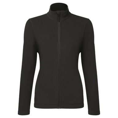 Premier Womens/Ladies Recyclight Full Zip Fleece Jacket (Black)