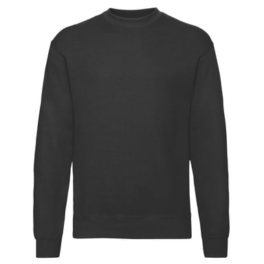 Fruit Of The Loom Mens Classic Drop Shoulder Sweatshirt (Black)