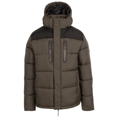 Trespass Mens Parkstone Quilted Jacket (Dark Vine)