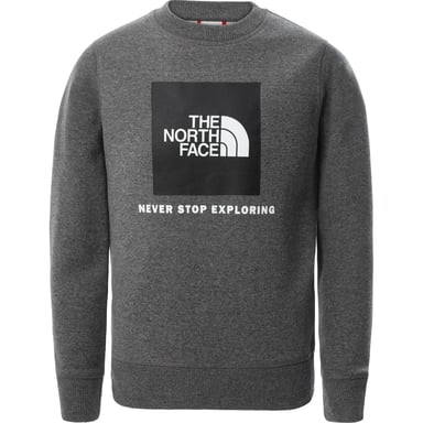 Sudadera gris con cuello redondo para jóvenes Box de The North Face