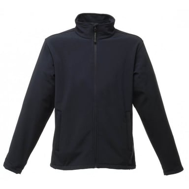 Regatta Reid Mens Softshell Wind Resistant Water Repellent Jacket (Navy Blue)