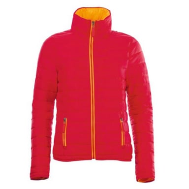 SOLS Womens/Ladies Ride Padded Water Repellent Jacket (Red)