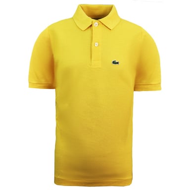 Polo Lacoste Classic amarillo para niños