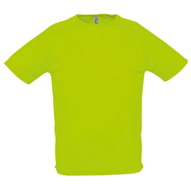 SOLS Mens Sporty Raglan T-Shirt (Neon Green)