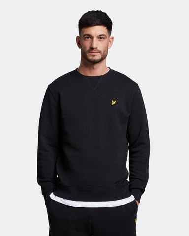 Lyle & Scott Crew Neck Sweatshirt in Black