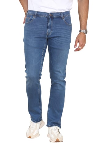 MYT Vaqueros de pierna recta para hombre Denim hiperelástico en azul