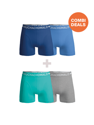 Muchachomalo Boxer Hombre - 2+2 Piezas - Calzoncillos Hombre