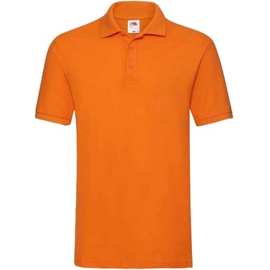 Fruit of the Loom Mens Premium Cotton Pique Polo Shirt (Orange)