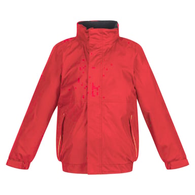 Regatta Kids Unisex Thermoguard Fleece Lined Dover Jacket (Windproof & Waterproof) (Classic Red/Navy)