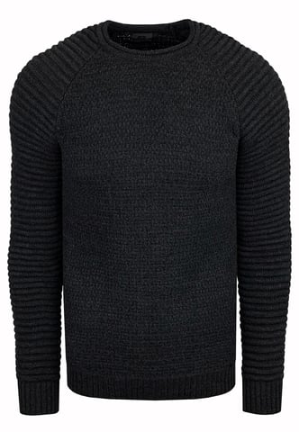 Rusty Neal Ronde Hals Trui Negro