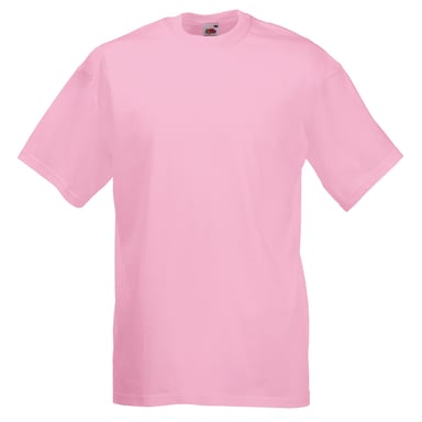 Fruit Of The Loom Mens Valueweight Short Sleeve T-Shirt (Light Pink)